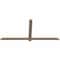 Ekena Millwork Eugene Smooth Timber Gable Bracket, Douglas Fir, 72"W x 33"H x 1 1/2"D x 3 1/2"F, 11/12 Pitch GBW072X33X0204EUG00SDF - alternate 3